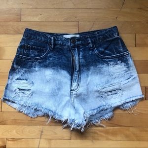 GARAGE HIGH WAISTED SHORTS